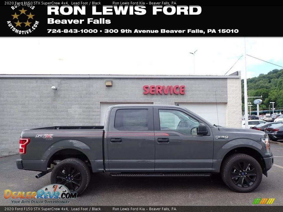 2020 Ford F150 STX SuperCrew 4x4 Lead Foot / Black Photo #1