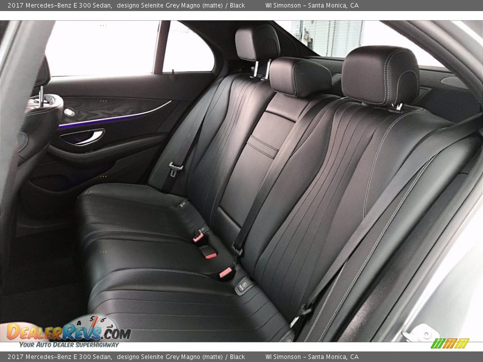 Rear Seat of 2017 Mercedes-Benz E 300 Sedan Photo #15
