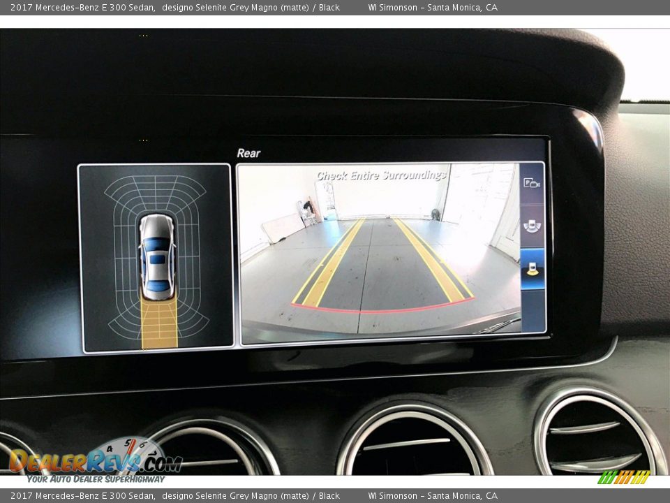 2017 Mercedes-Benz E 300 Sedan designo Selenite Grey Magno (matte) / Black Photo #21
