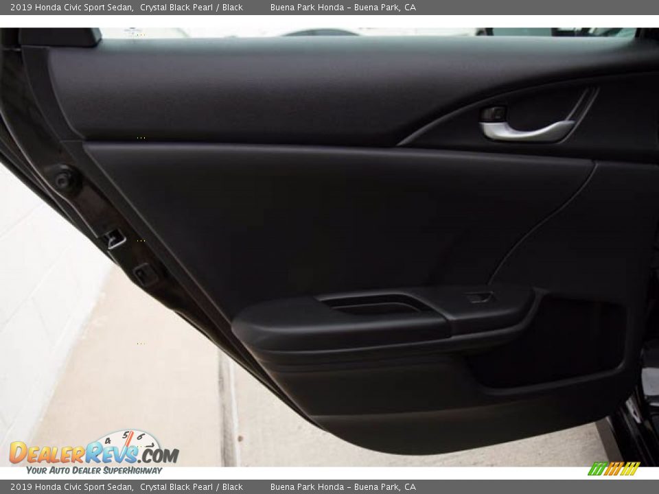 2019 Honda Civic Sport Sedan Crystal Black Pearl / Black Photo #33