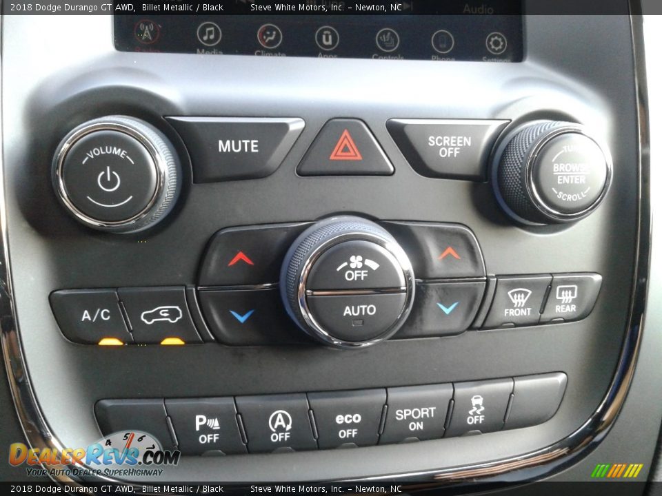 2018 Dodge Durango GT AWD Billet Metallic / Black Photo #26