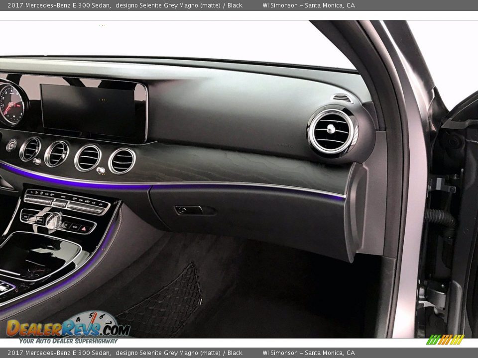 2017 Mercedes-Benz E 300 Sedan designo Selenite Grey Magno (matte) / Black Photo #28