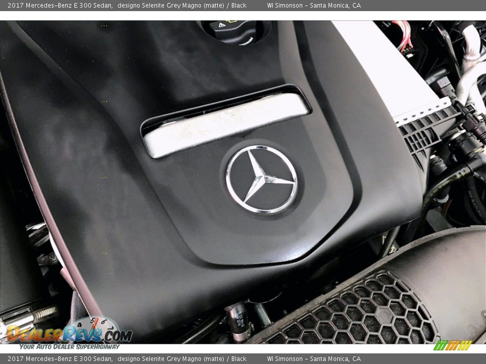 2017 Mercedes-Benz E 300 Sedan designo Selenite Grey Magno (matte) / Black Photo #31