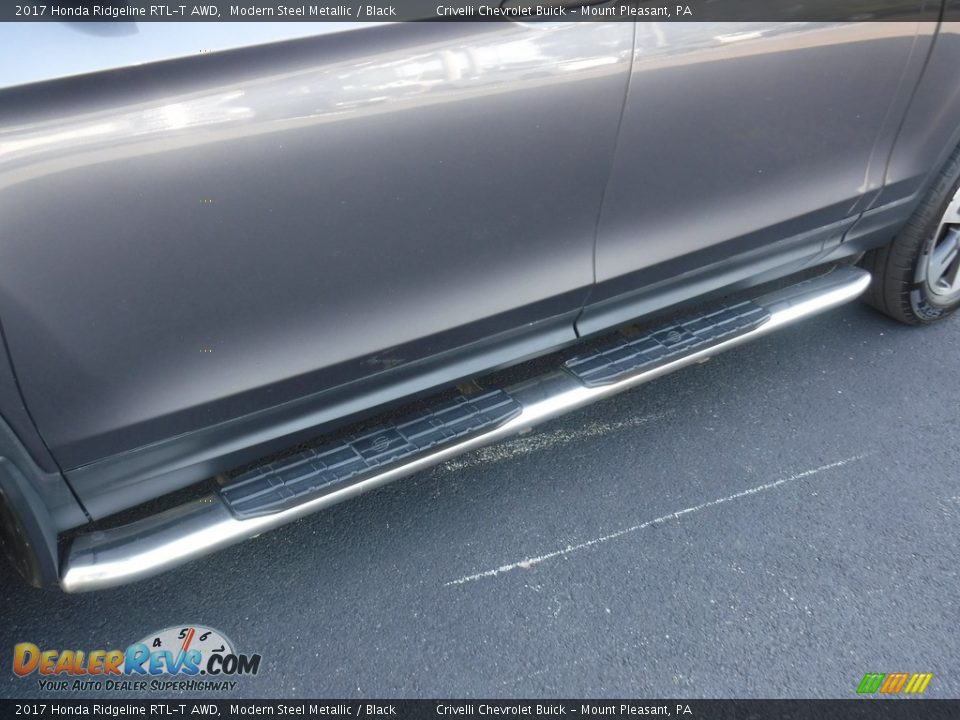 2017 Honda Ridgeline RTL-T AWD Modern Steel Metallic / Black Photo #3