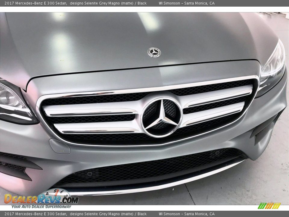 2017 Mercedes-Benz E 300 Sedan designo Selenite Grey Magno (matte) / Black Photo #33