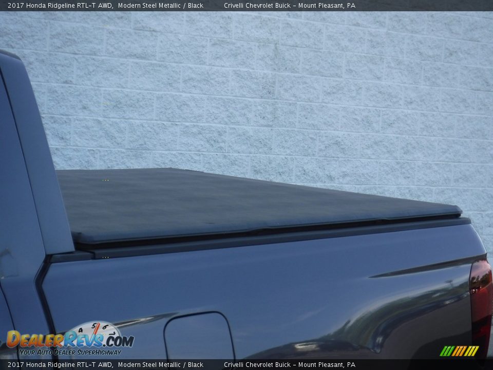 2017 Honda Ridgeline RTL-T AWD Modern Steel Metallic / Black Photo #5