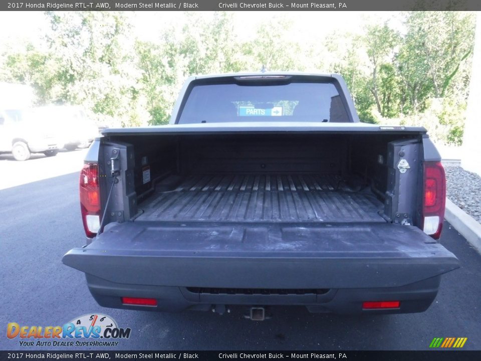 2017 Honda Ridgeline RTL-T AWD Modern Steel Metallic / Black Photo #14