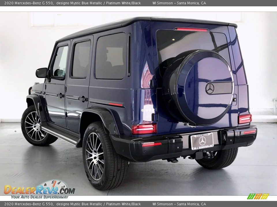 designo Mystic Blue Metallic 2020 Mercedes-Benz G 550 Photo #2