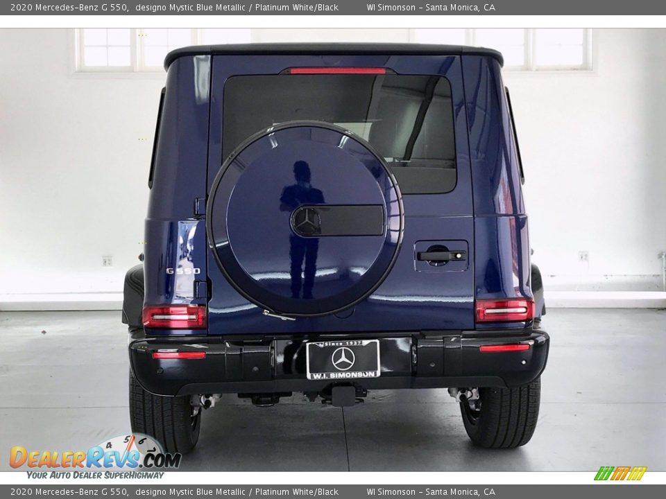 designo Mystic Blue Metallic 2020 Mercedes-Benz G 550 Photo #3