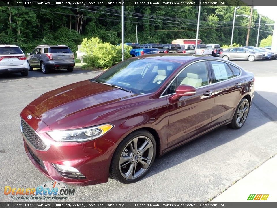 Front 3/4 View of 2018 Ford Fusion Sport AWD Photo #7