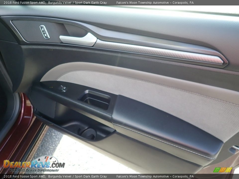 Door Panel of 2018 Ford Fusion Sport AWD Photo #14