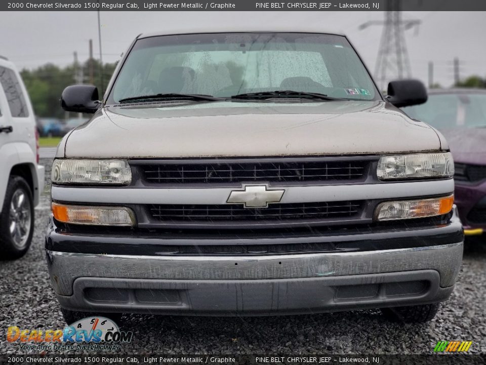 2000 Chevrolet Silverado 1500 Regular Cab Light Pewter Metallic / Graphite Photo #2