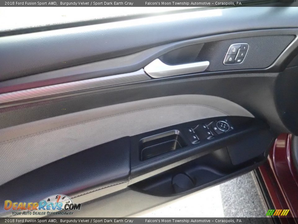 Door Panel of 2018 Ford Fusion Sport AWD Photo #19