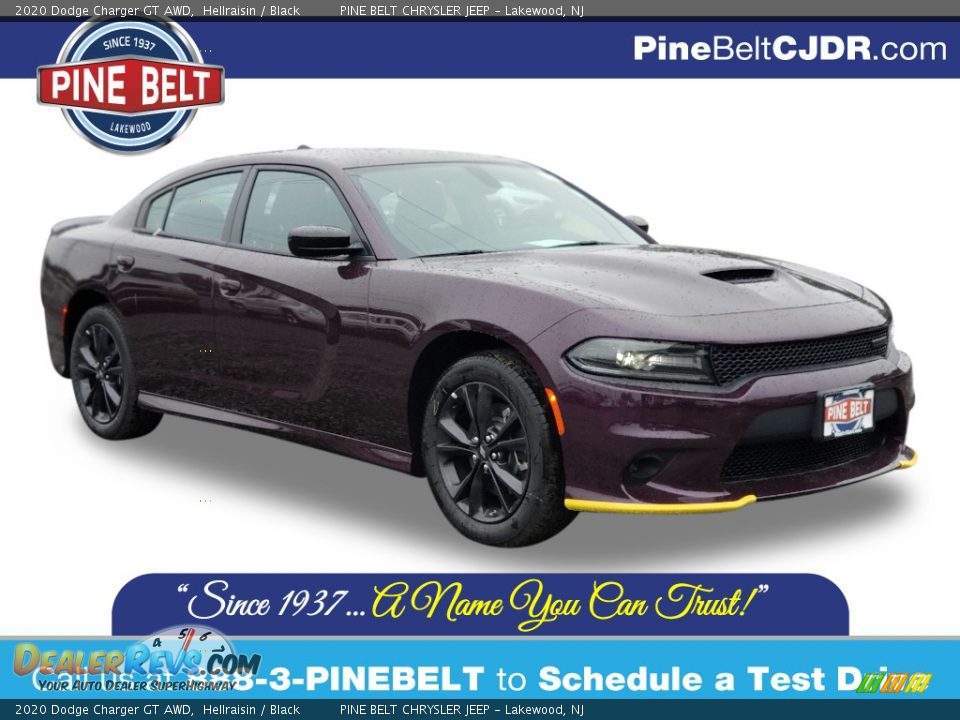 2020 Dodge Charger GT AWD Hellraisin / Black Photo #1