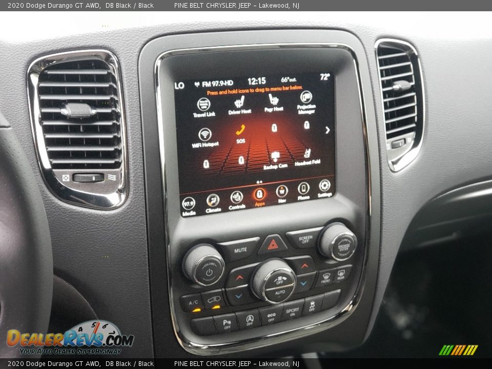 2020 Dodge Durango GT AWD DB Black / Black Photo #12