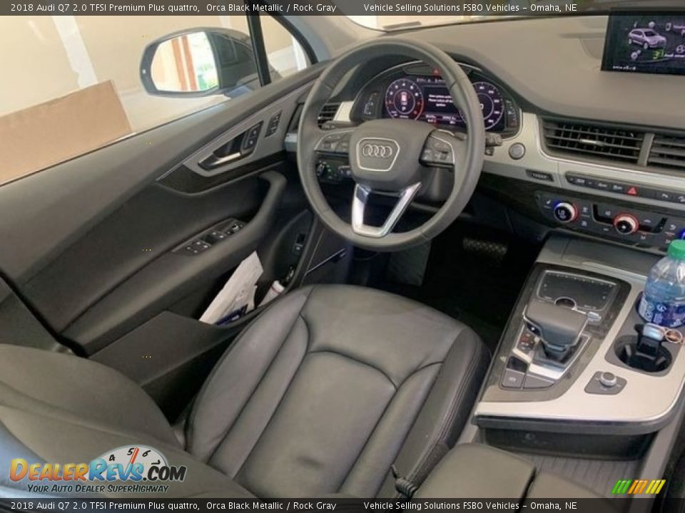 Rock Gray Interior - 2018 Audi Q7 2.0 TFSI Premium Plus quattro Photo #4
