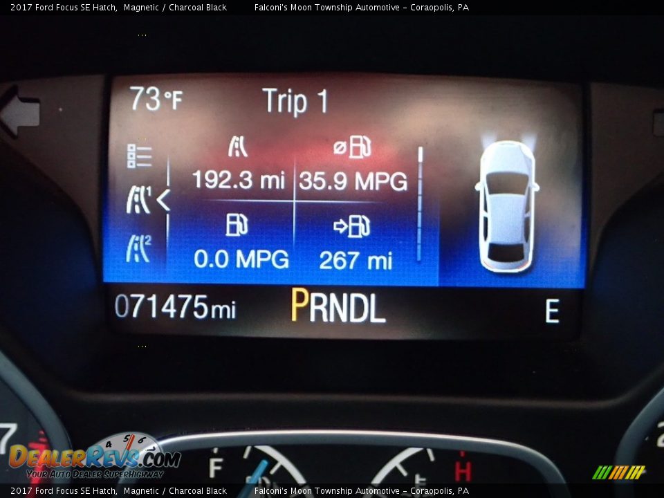 2017 Ford Focus SE Hatch Magnetic / Charcoal Black Photo #24