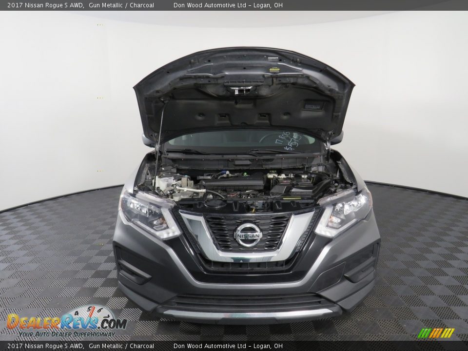 2017 Nissan Rogue S AWD Gun Metallic / Charcoal Photo #6