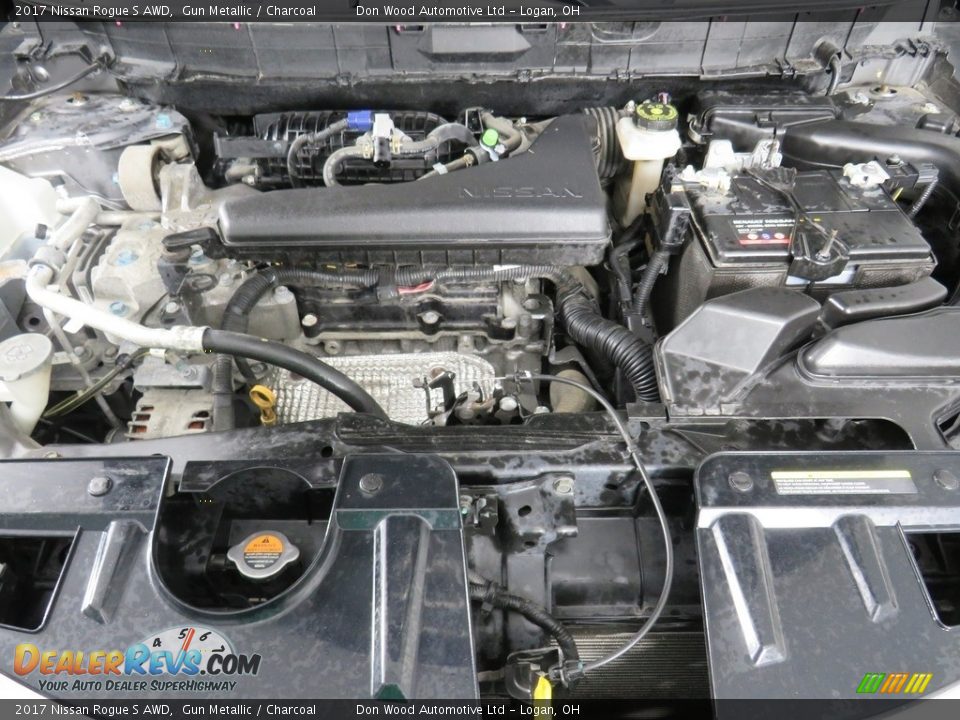 2017 Nissan Rogue S AWD Gun Metallic / Charcoal Photo #7