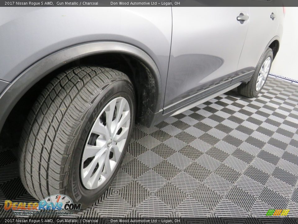 2017 Nissan Rogue S AWD Gun Metallic / Charcoal Photo #9