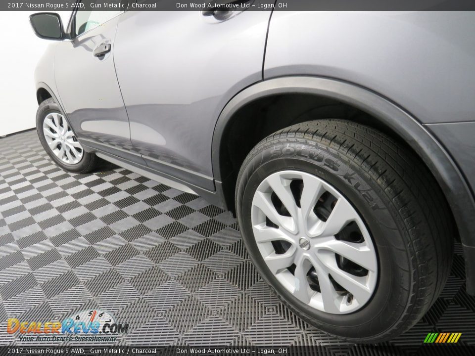2017 Nissan Rogue S AWD Gun Metallic / Charcoal Photo #10