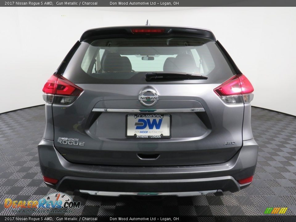 2017 Nissan Rogue S AWD Gun Metallic / Charcoal Photo #12