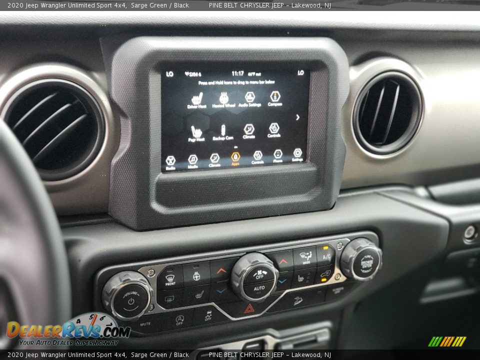 2020 Jeep Wrangler Unlimited Sport 4x4 Sarge Green / Black Photo #12