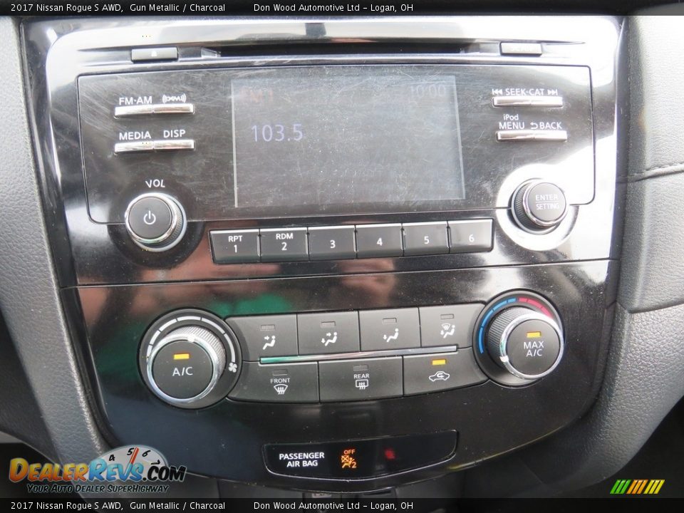 2017 Nissan Rogue S AWD Gun Metallic / Charcoal Photo #27