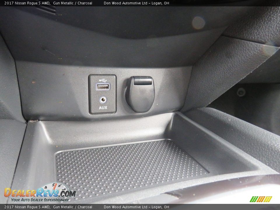 2017 Nissan Rogue S AWD Gun Metallic / Charcoal Photo #28