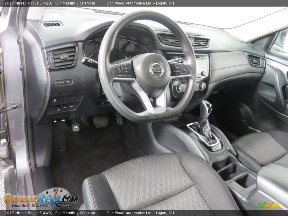 2017 Nissan Rogue S AWD Gun Metallic / Charcoal Photo #30