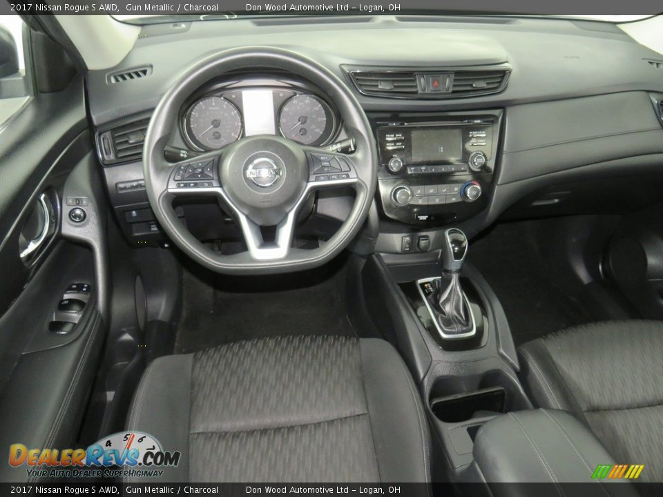 2017 Nissan Rogue S AWD Gun Metallic / Charcoal Photo #34