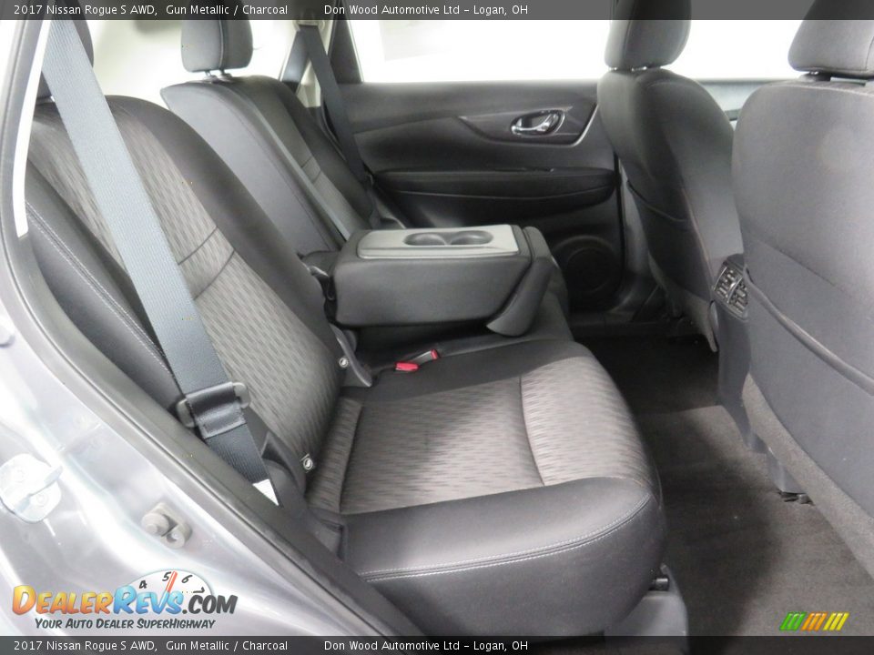 2017 Nissan Rogue S AWD Gun Metallic / Charcoal Photo #36