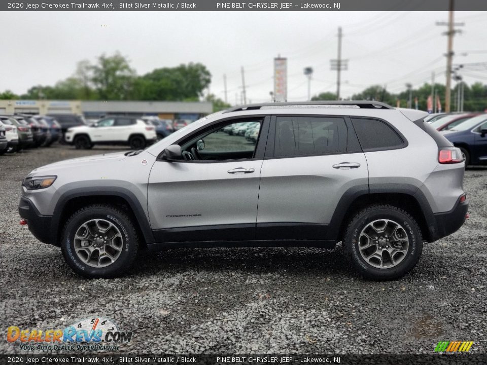 2020 Jeep Cherokee Trailhawk 4x4 Billet Silver Metallic / Black Photo #4