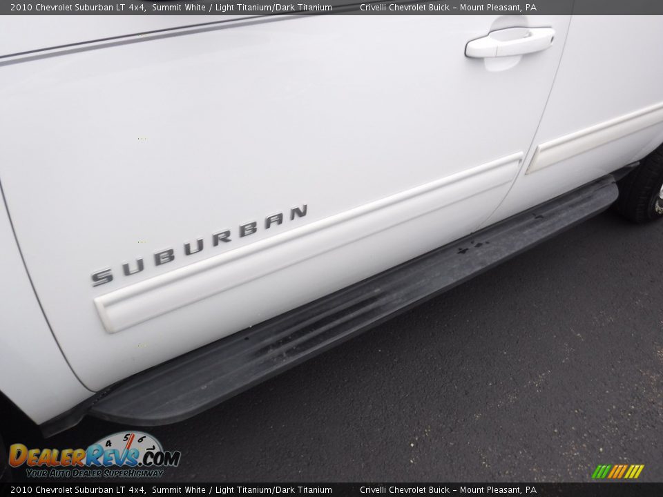 2010 Chevrolet Suburban LT 4x4 Summit White / Light Titanium/Dark Titanium Photo #3