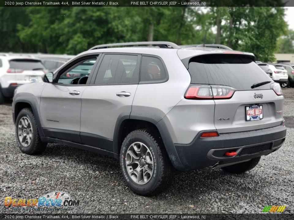 2020 Jeep Cherokee Trailhawk 4x4 Billet Silver Metallic / Black Photo #6