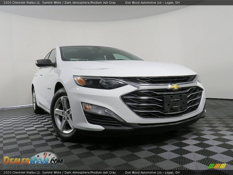 2020 Chevrolet Malibu LS Summit White / Dark Atmosphere/Medium Ash Gray Photo #1