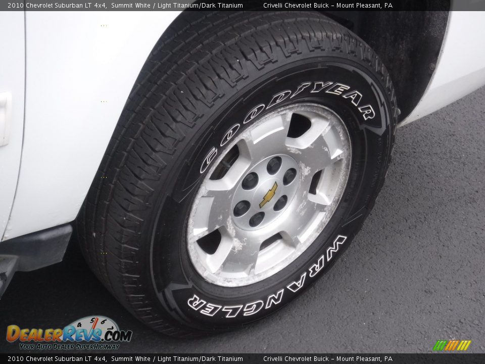 2010 Chevrolet Suburban LT 4x4 Summit White / Light Titanium/Dark Titanium Photo #5