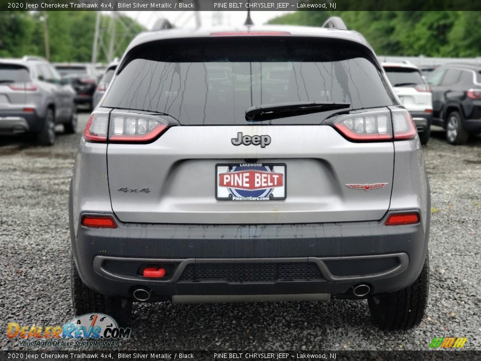 2020 Jeep Cherokee Trailhawk 4x4 Billet Silver Metallic / Black Photo #7