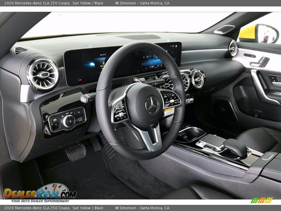 2020 Mercedes-Benz CLA 250 Coupe Sun Yellow / Black Photo #4