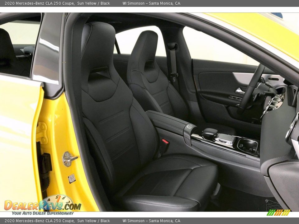 2020 Mercedes-Benz CLA 250 Coupe Sun Yellow / Black Photo #5