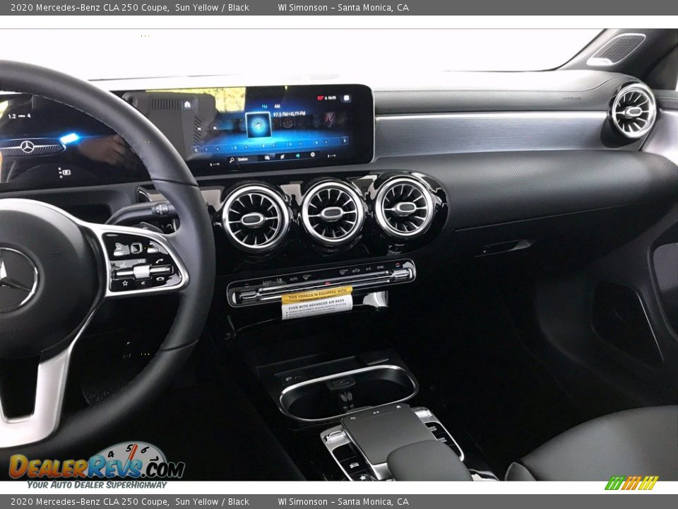 2020 Mercedes-Benz CLA 250 Coupe Sun Yellow / Black Photo #6