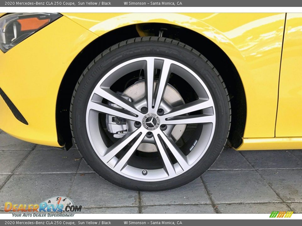 2020 Mercedes-Benz CLA 250 Coupe Sun Yellow / Black Photo #9