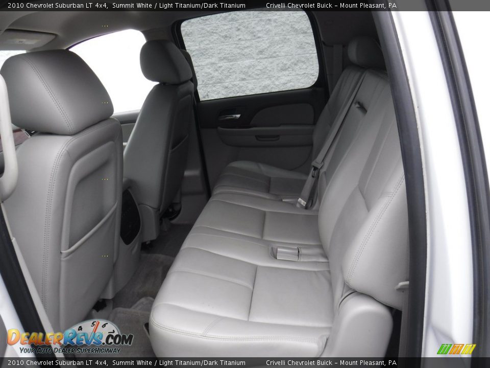 2010 Chevrolet Suburban LT 4x4 Summit White / Light Titanium/Dark Titanium Photo #26