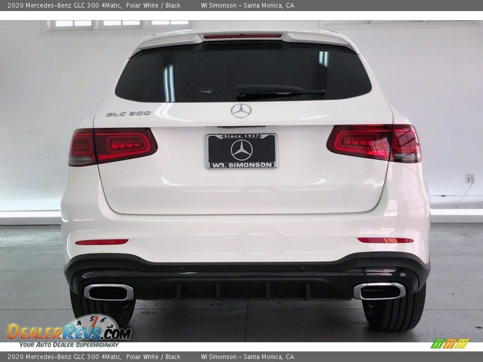 2020 Mercedes-Benz GLC 300 4Matic Polar White / Black Photo #3