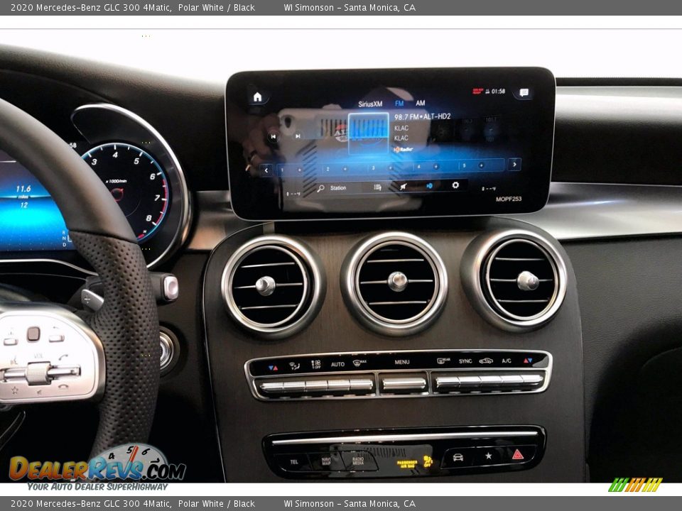 2020 Mercedes-Benz GLC 300 4Matic Polar White / Black Photo #6