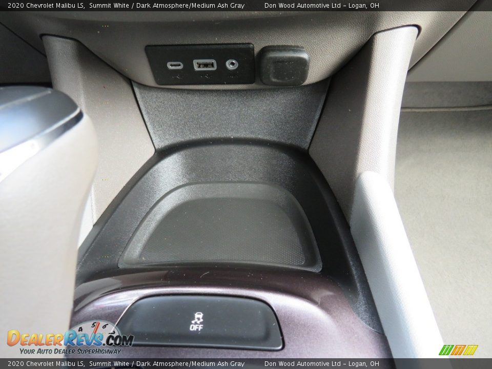 2020 Chevrolet Malibu LS Summit White / Dark Atmosphere/Medium Ash Gray Photo #29