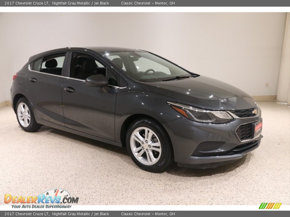 2017 Chevrolet Cruze LT Nightfall Gray Metallic / Jet Black Photo #1