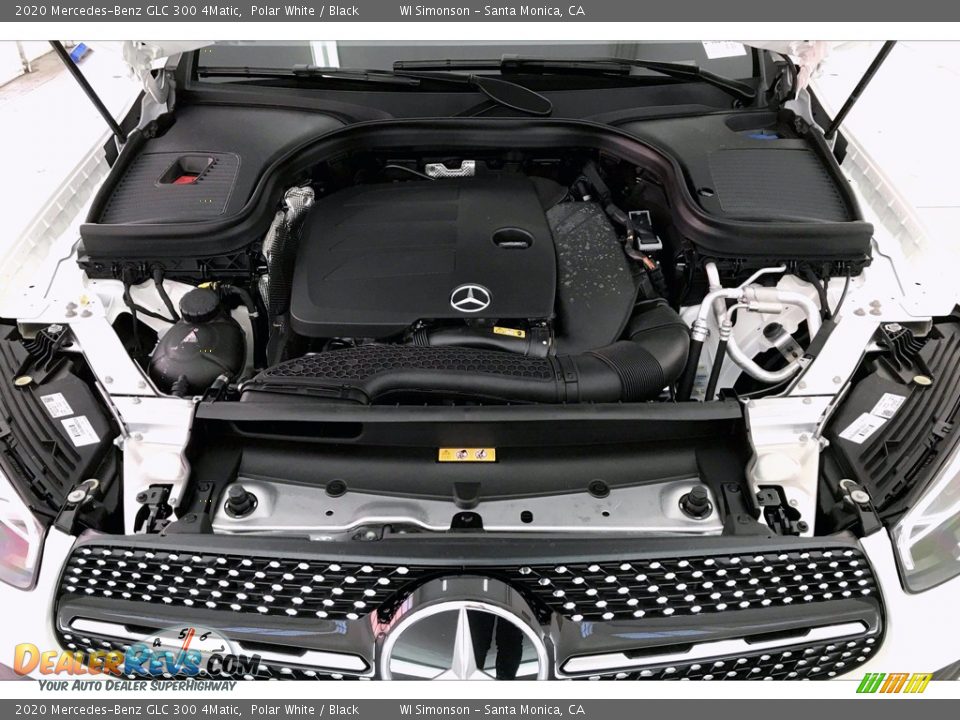 2020 Mercedes-Benz GLC 300 4Matic Polar White / Black Photo #8