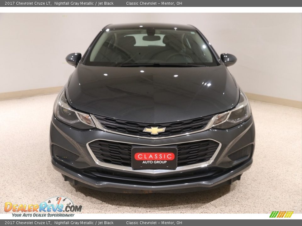 2017 Chevrolet Cruze LT Nightfall Gray Metallic / Jet Black Photo #2