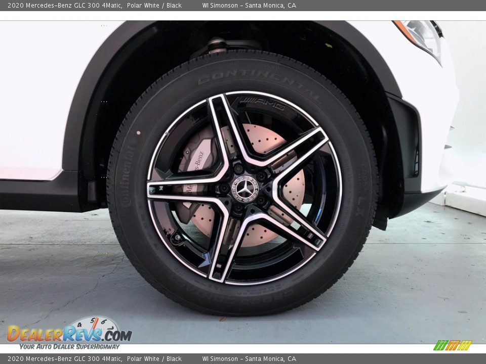 2020 Mercedes-Benz GLC 300 4Matic Polar White / Black Photo #9